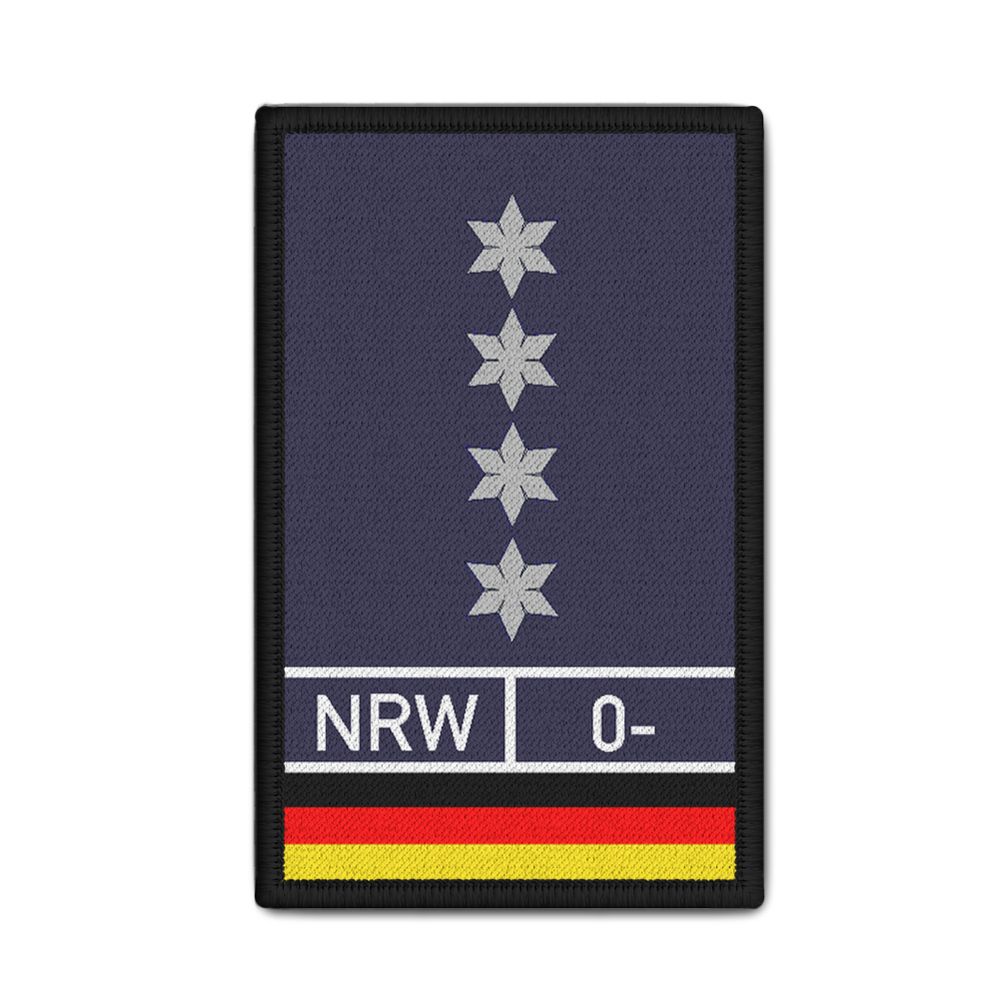 Patch Police Chief Commander A12 Service Patch PHK PHKin Star Blood 9.8x6cm # 30858