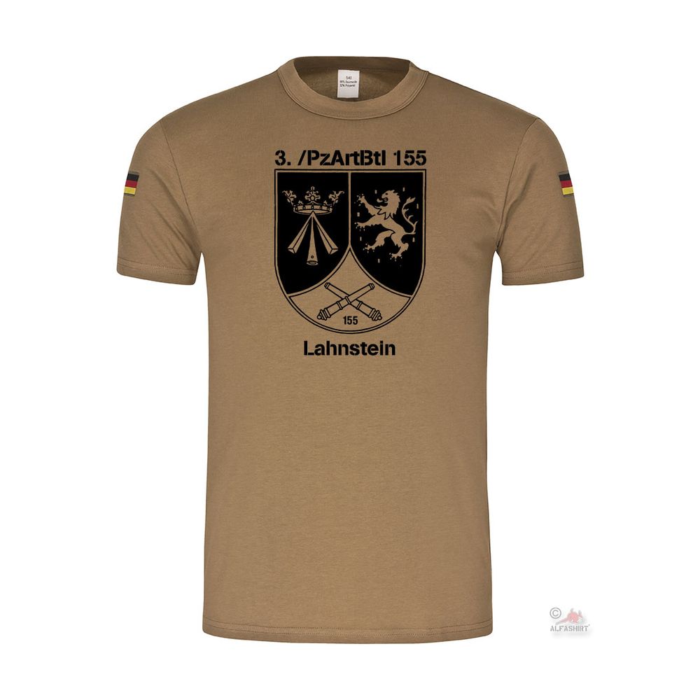 BW Tropen 3 PzArtBtl 155 Bundeswehr Panzerartilleriebataillon T-Shirt#41294