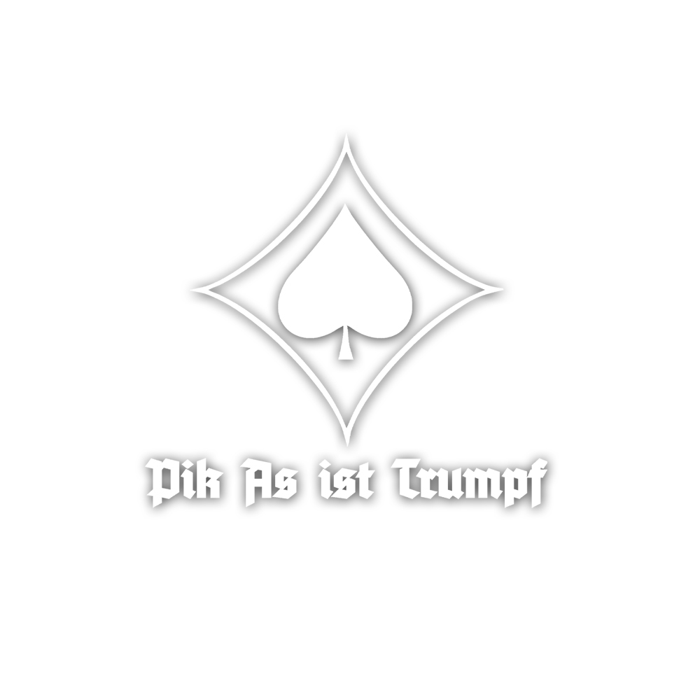 Pik As ist Trumpf JG53 Poker Karten Symbol Luftwaffe Sticker 10x10cm#A5942