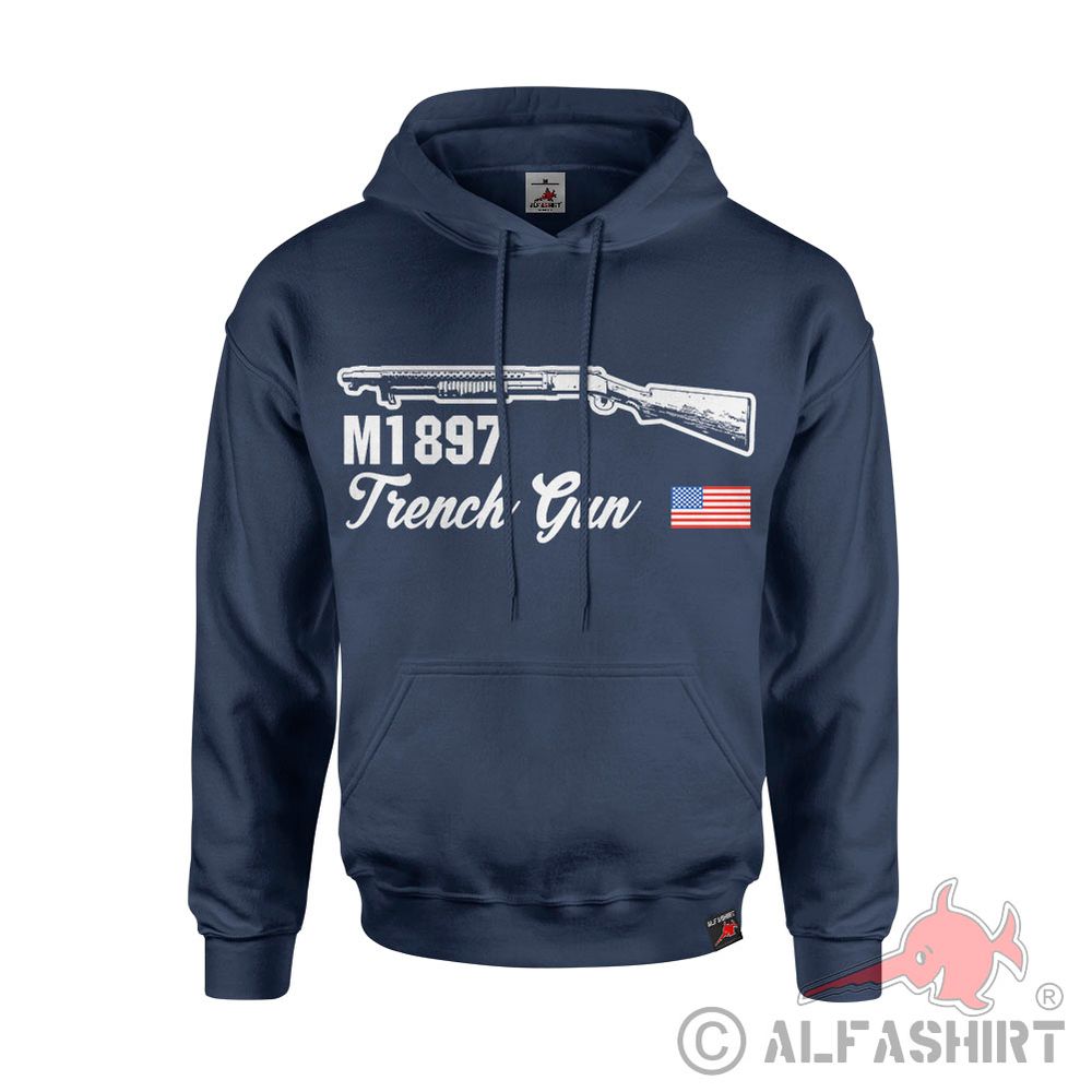 Hoodie M1897 Trench Gun Caliber 12 Pumpgun WW1 Shotgun USA #43395