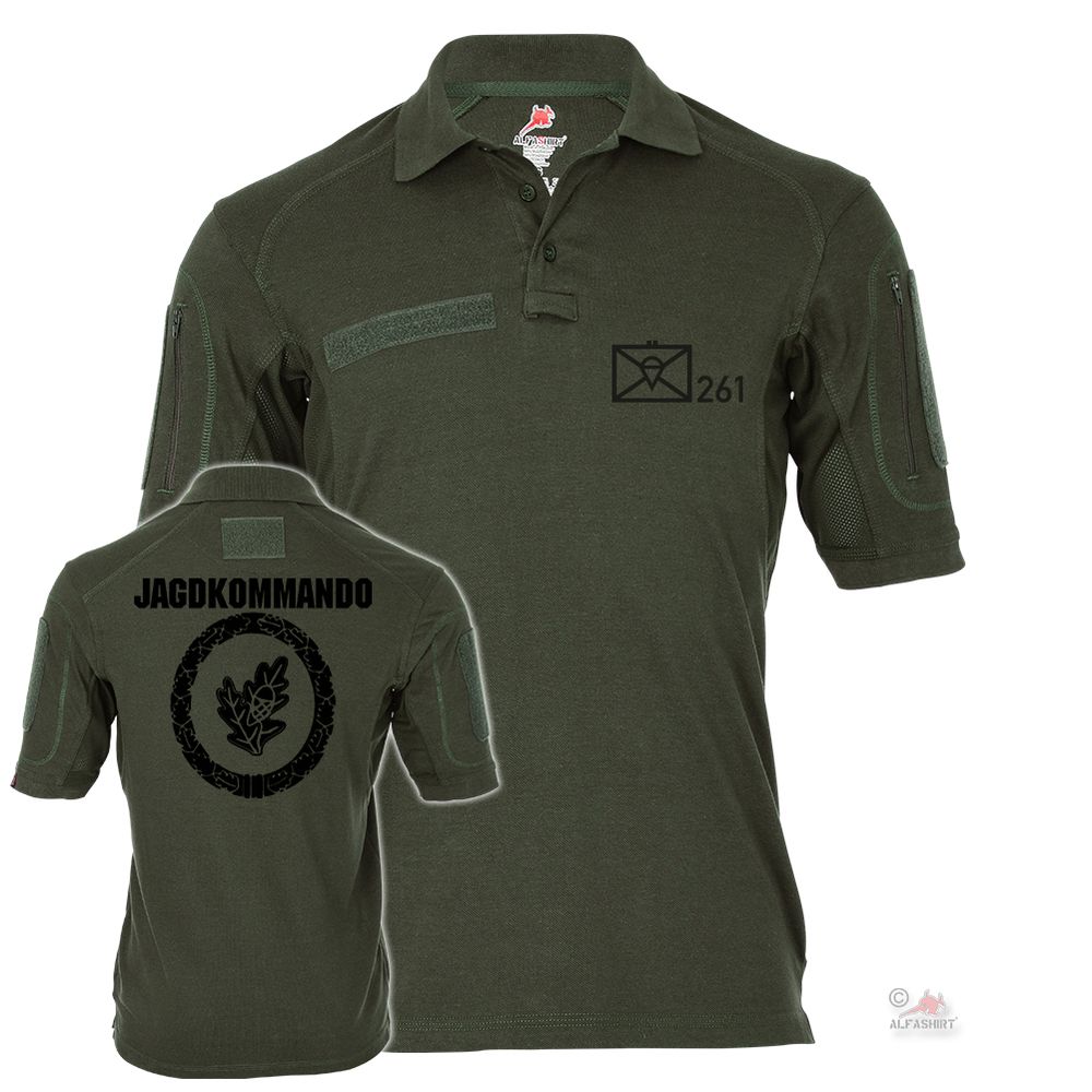 Tactical Poloshirt Alfa - FschJgBtl 261 Jagdkommando EKL2 Fallschirmjäger #19048