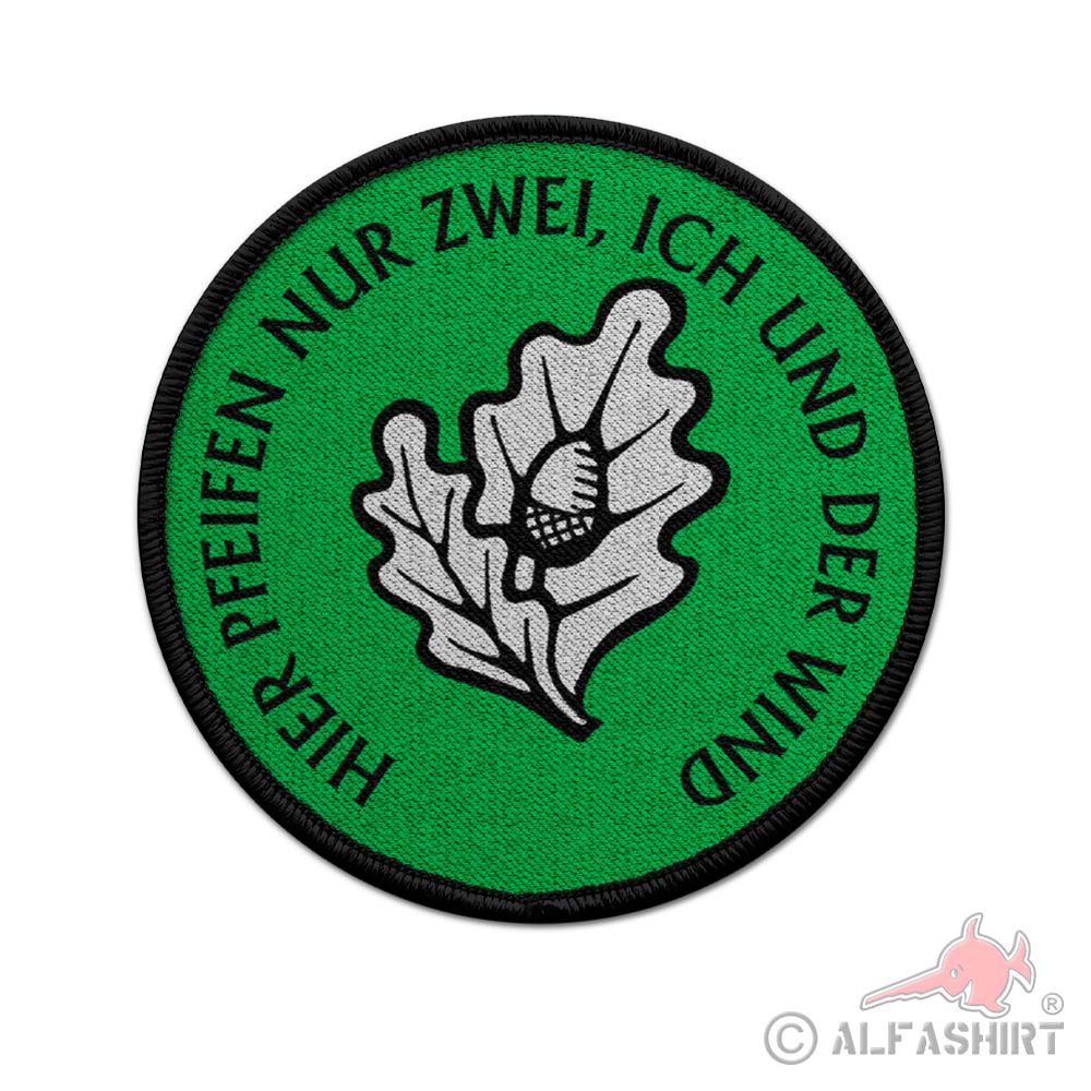 Patch Einzelkämpfer Ausbilder Spruch hier pfeifen nur zwei #38520