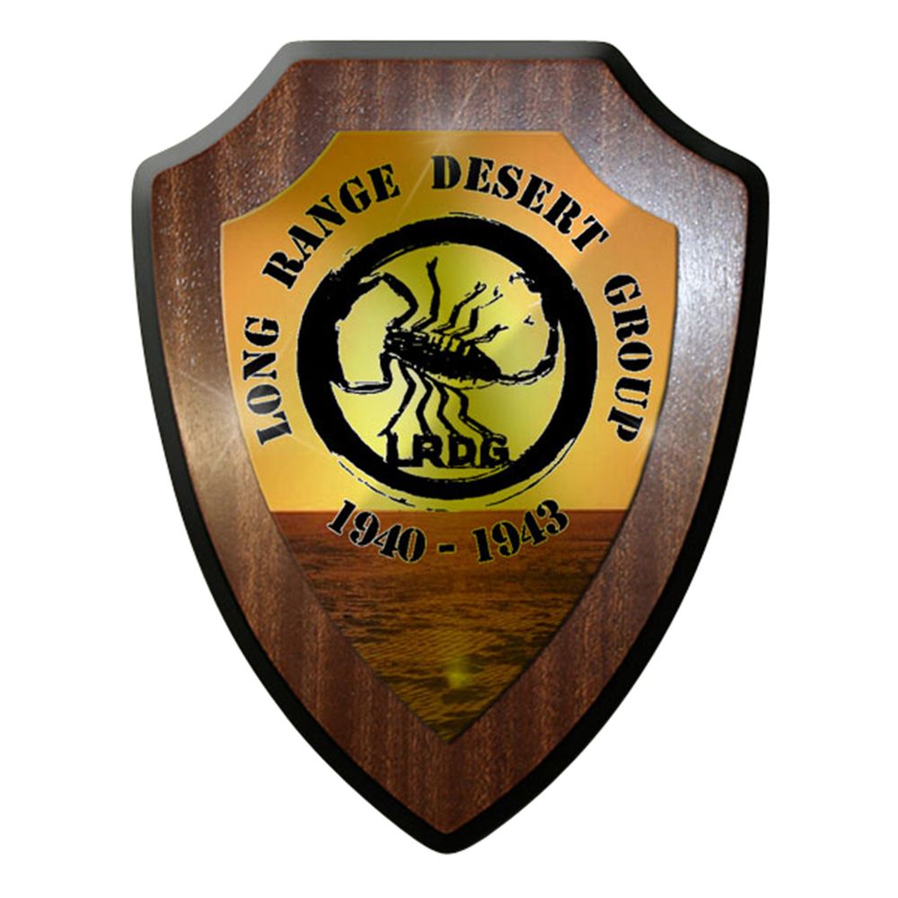 Wappenschild / Wandschild - long range desert group LRDG Langstrecken #6897