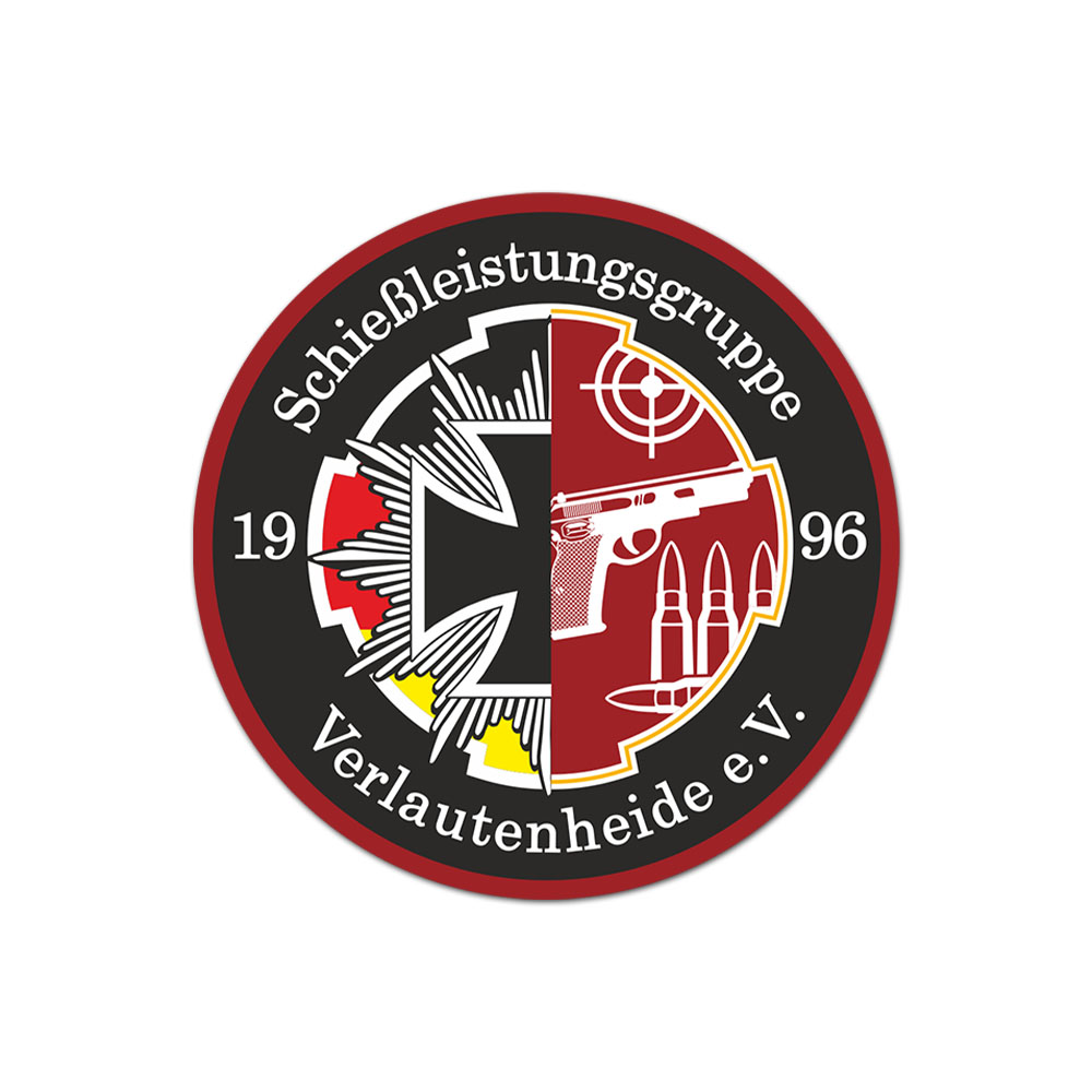 Aufkleber Schießleistungsgruppe Verlautenheide eV 1996 #K04068