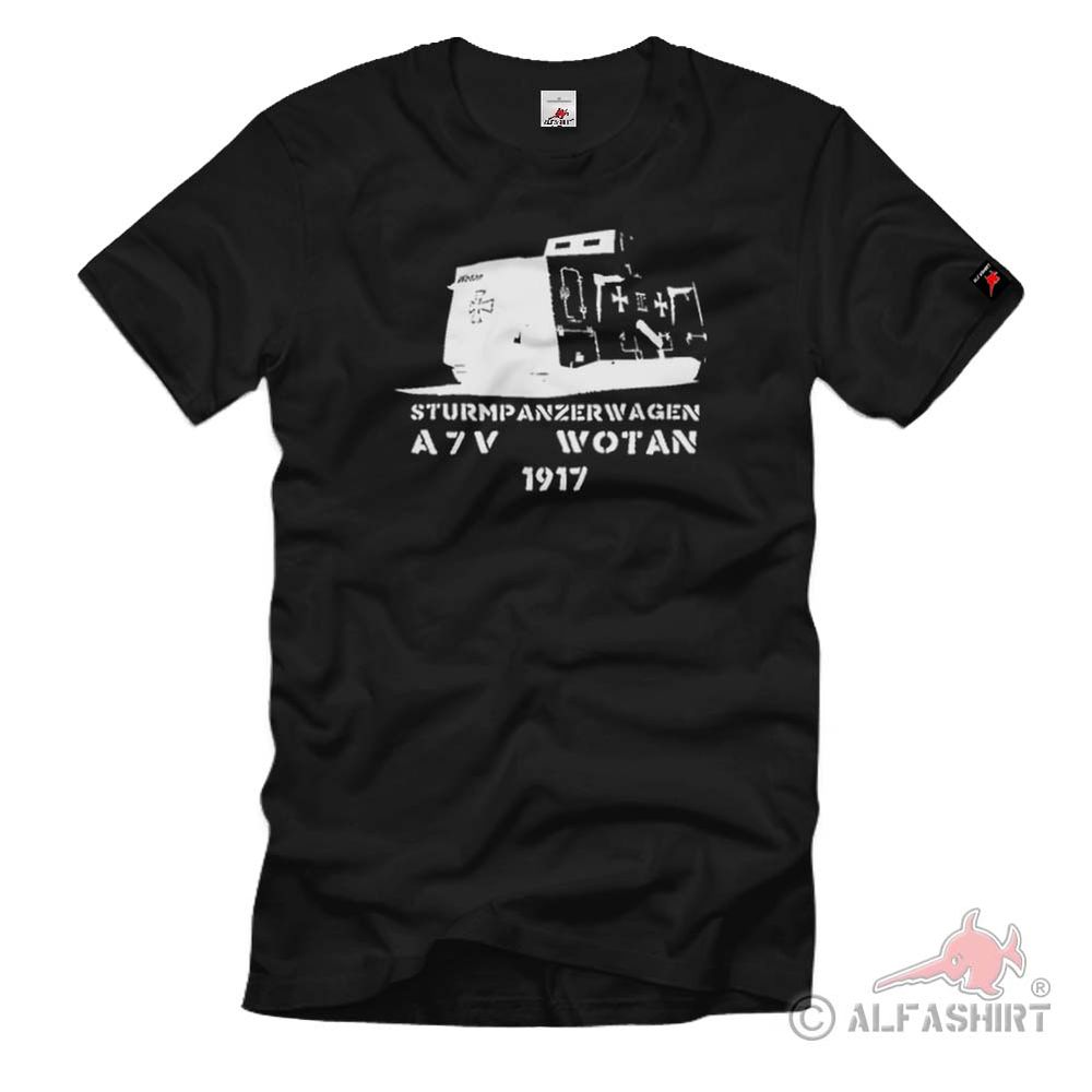A7V Wotan Sturmpanzerwagen Panzer Wk1 Heer 1917 T Shirt #1844