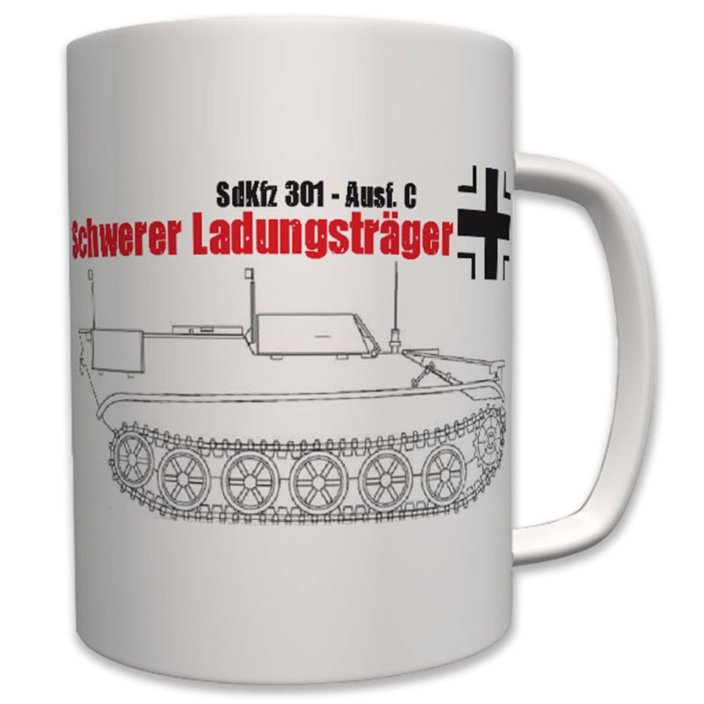 Militär Fahrzeug Ketten Schwerer Ladungsträger Sdkfz 301 Heer - Tasse #6414