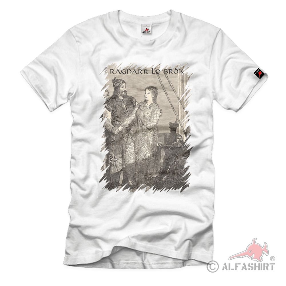 Ragnarr lo Brok Vikings Krieger Mittelalter König Thor Odin T-Shirt#36388
