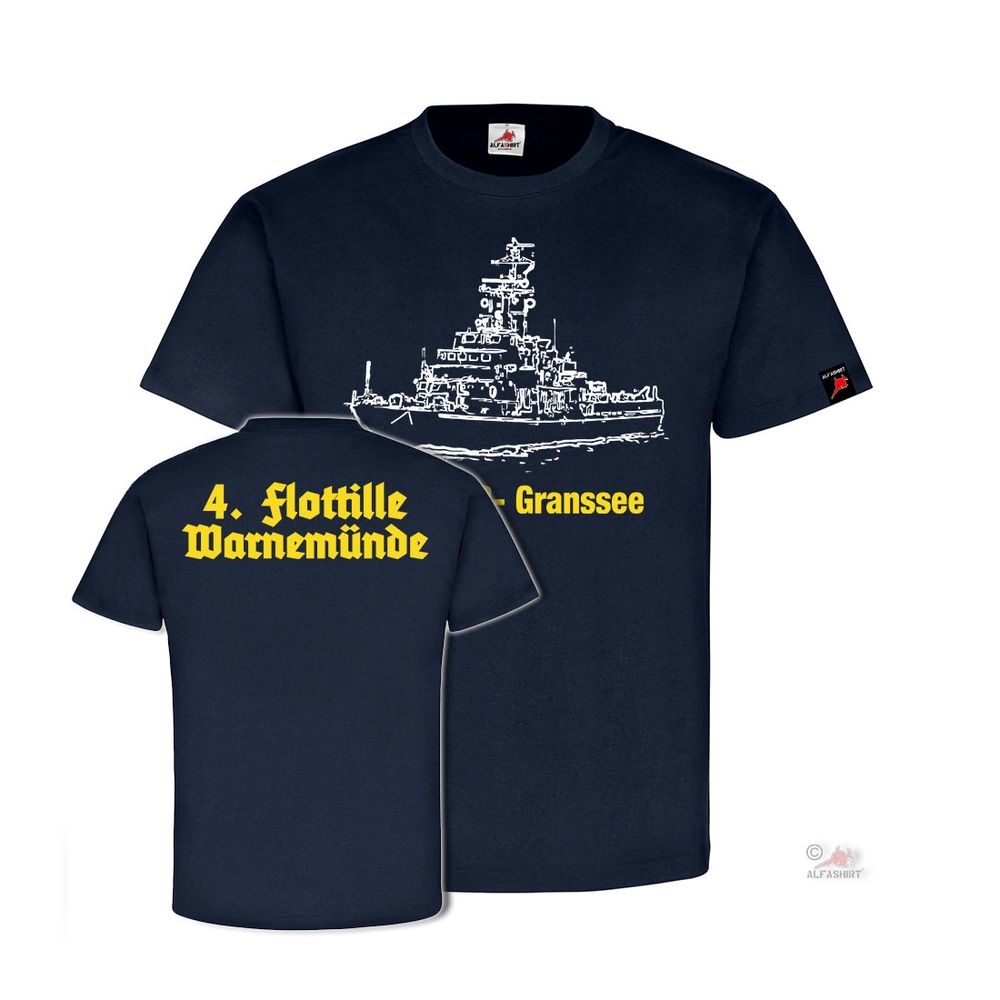 Minen Such und Räumschiff 333 Gransee 4 Flottille 89 200 T-Shirt#32132