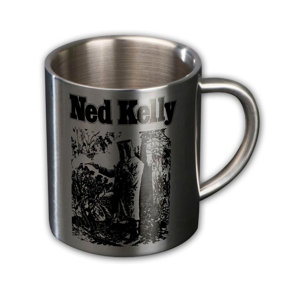 Metal Mug Ned Kelly Bushranger Australia Mug #3847