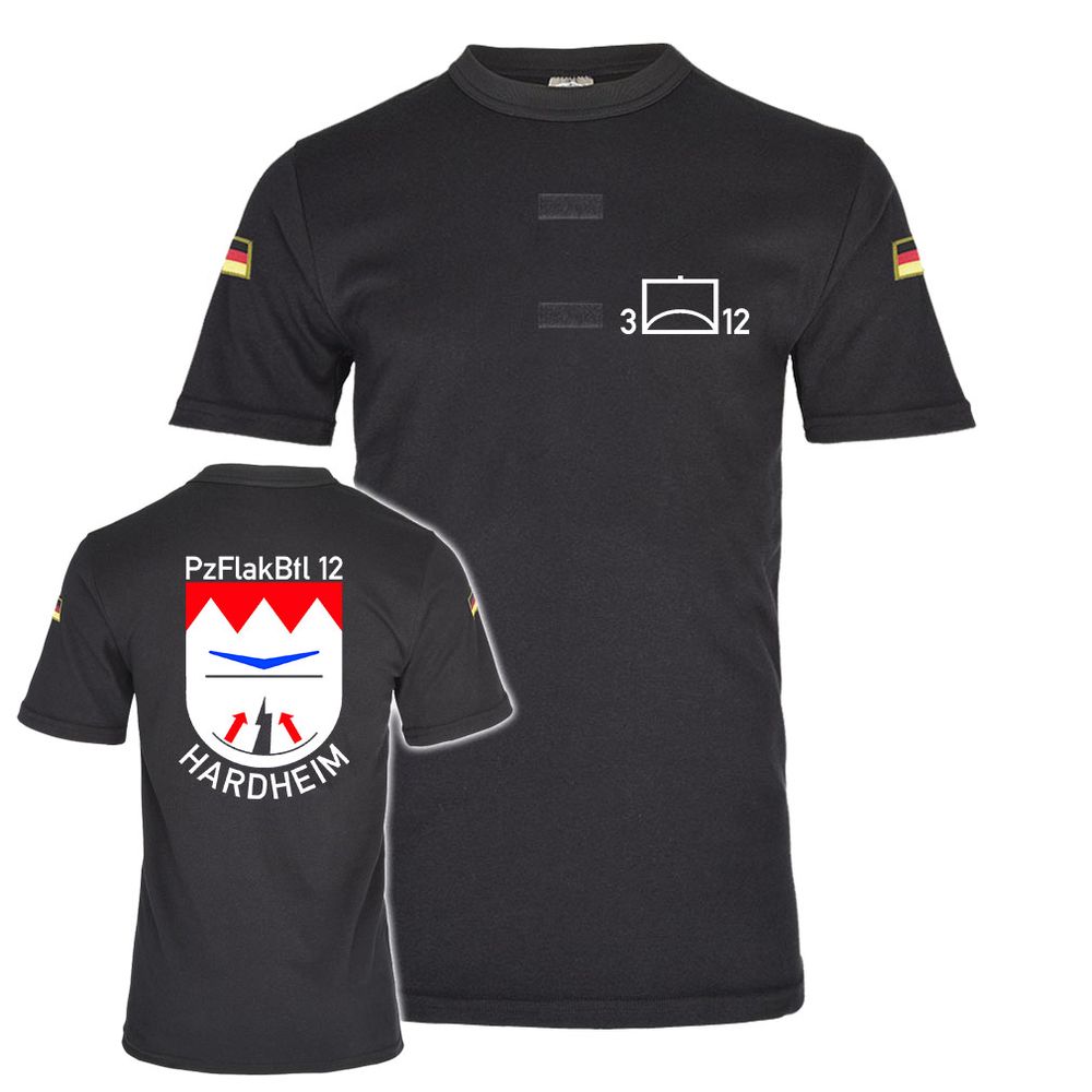 schwarzes  BW Tropen 3 PzFlakBtl 12 Panzerflugabwehrkanonenbataillon  #24587