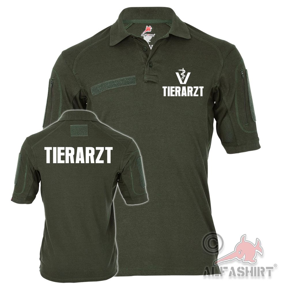 Tactical Polo Tierarzt Tier Arzt Doktor Med Praxis Shirt#38670