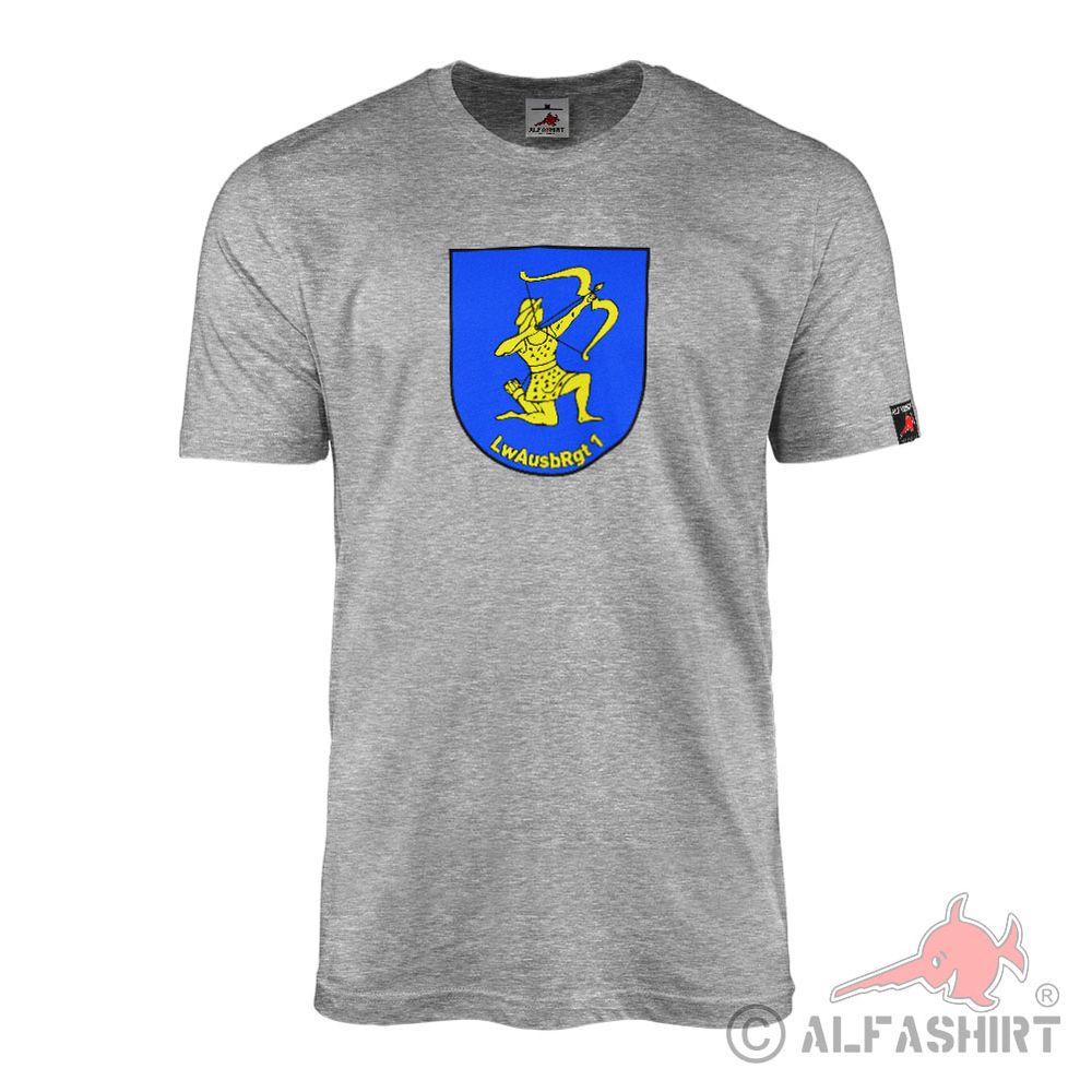 Gray T-Shirt LwAusbRgt 1 Air Force Training Regiment Association Air Force #42542