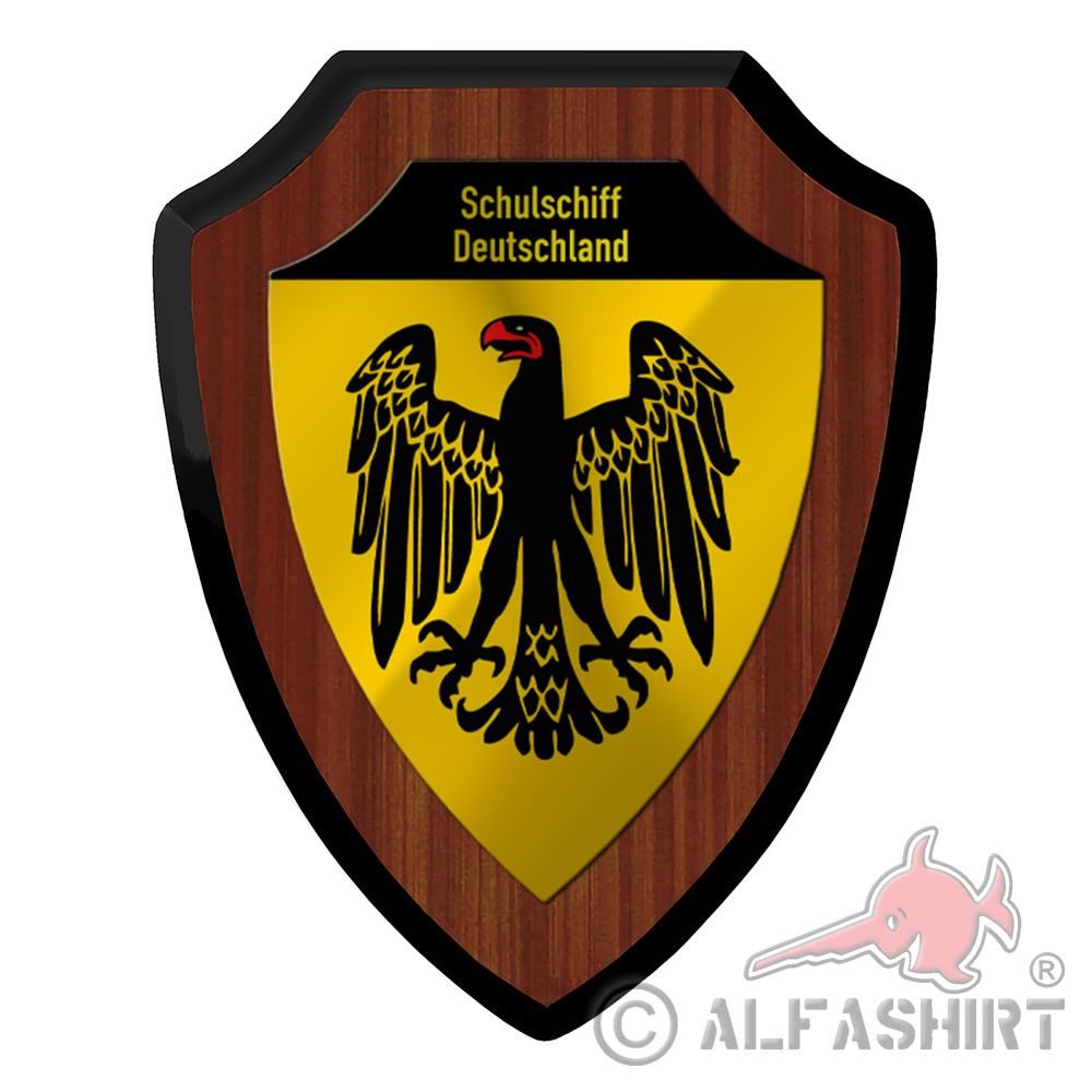 Heraldic shield training ship Germany A 59 Bundesmarine Class 440 Kiel #44312
