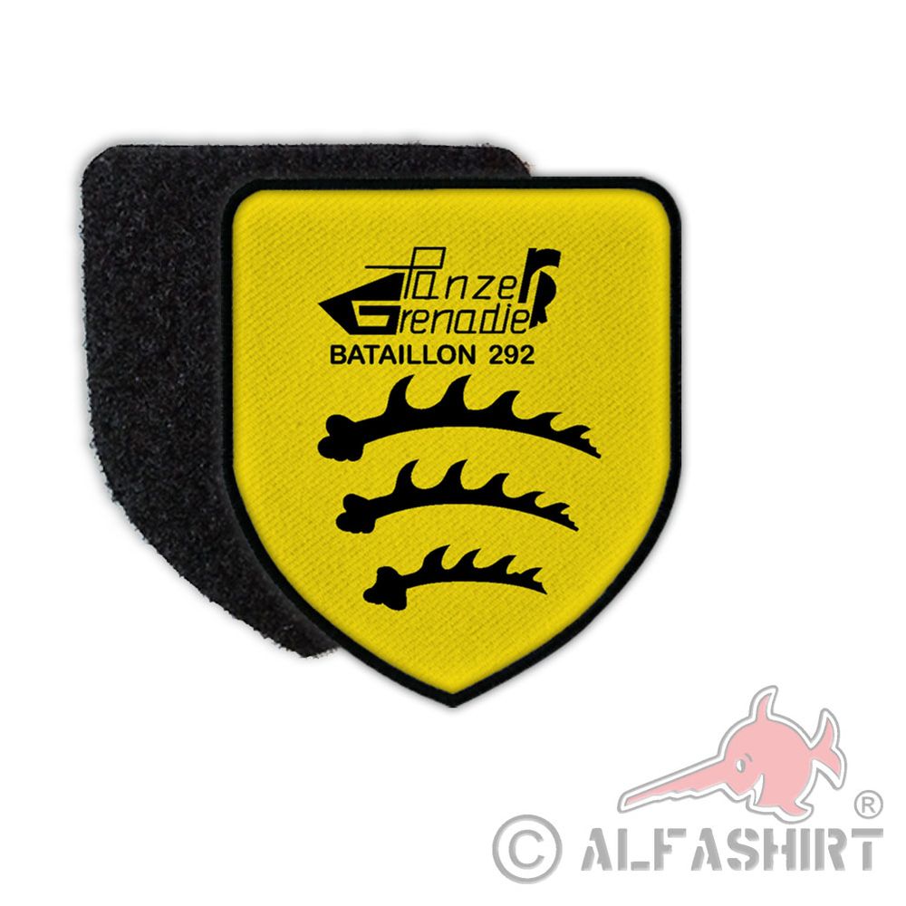 Patch PzGrenBtl 292 Panzergrenadierbataillon 292 Aufnäher BW Wappen #26131