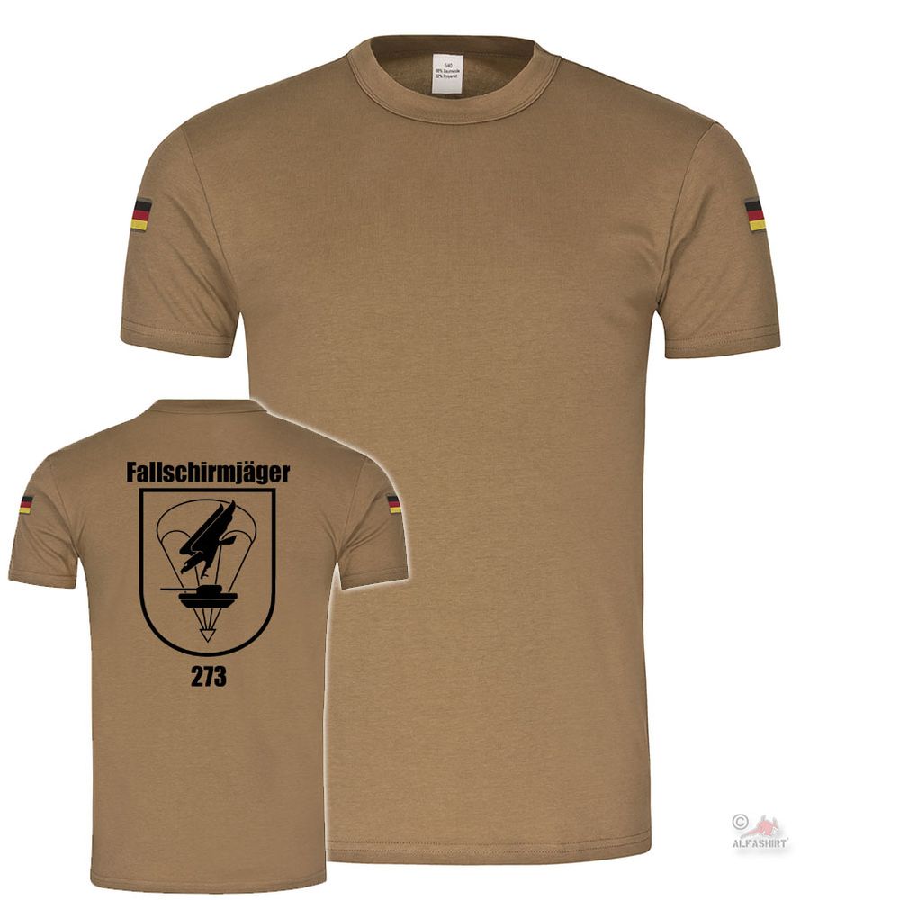 BW Tropen FSchJgBtl 273 Paratrooper Battalion Coat of Arms Tropical Shirt # 18607
