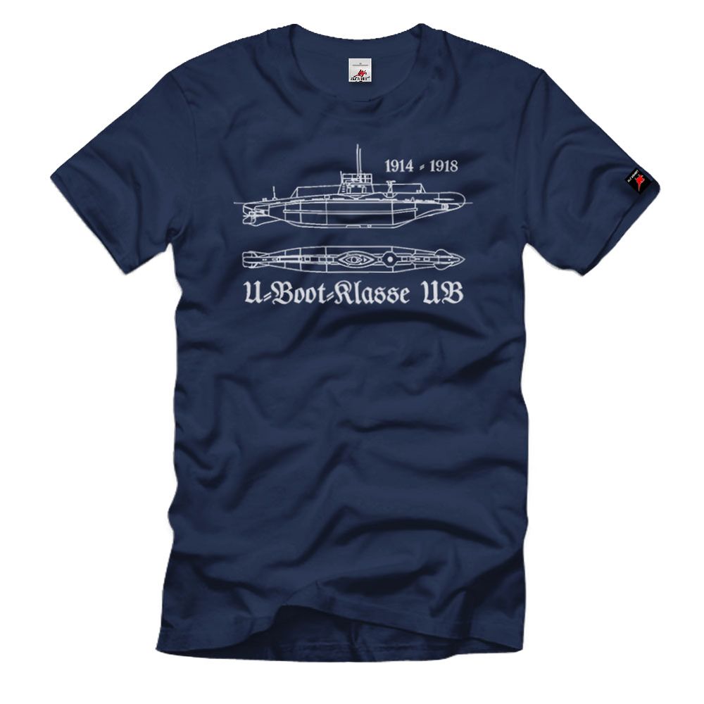 U-Boot Klasse UB Bauplan deutsches Untersee Boot T-Shirt#35865