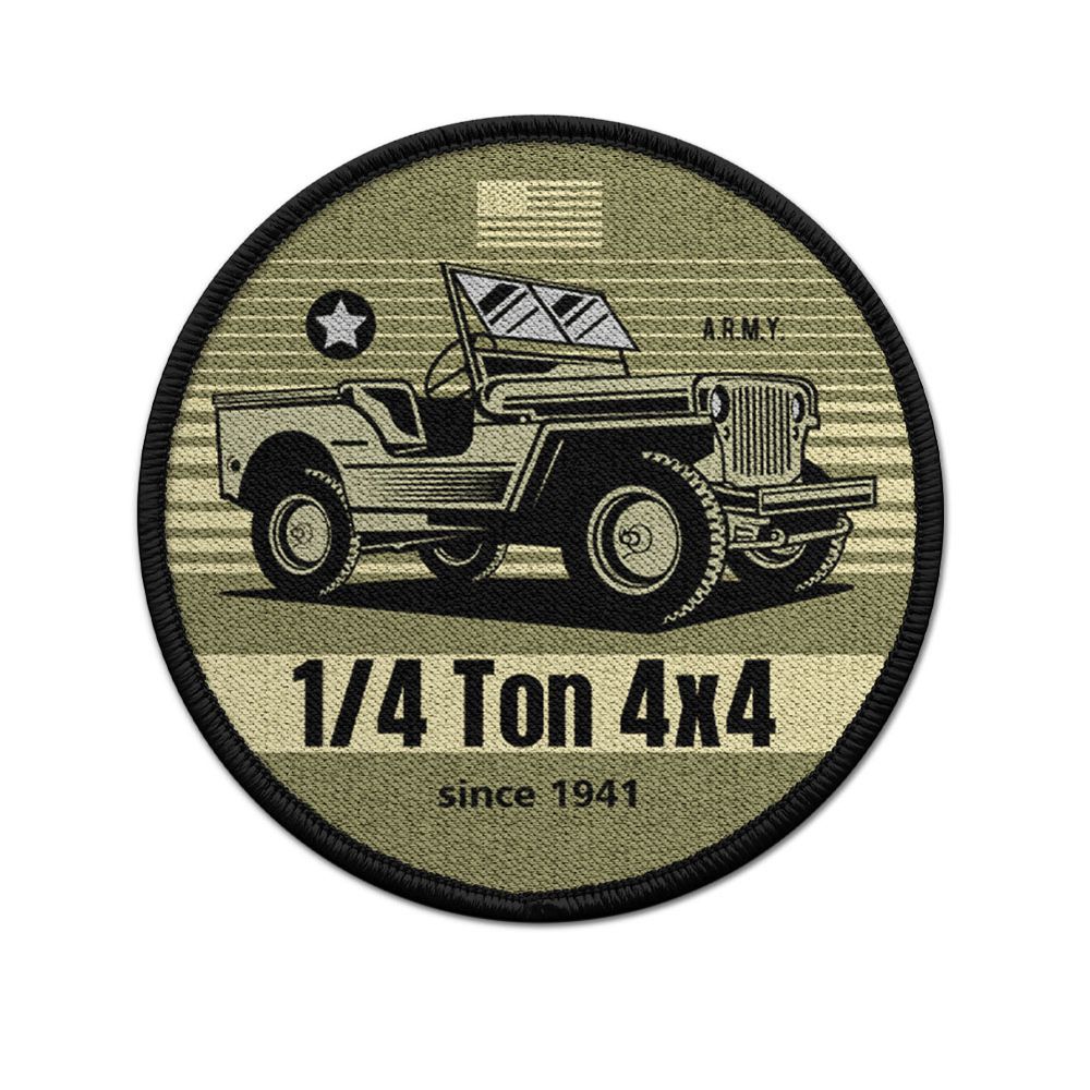9cm Patch Overland MB 1-4 -ton 4×4 truck WW2 America Patch #40340