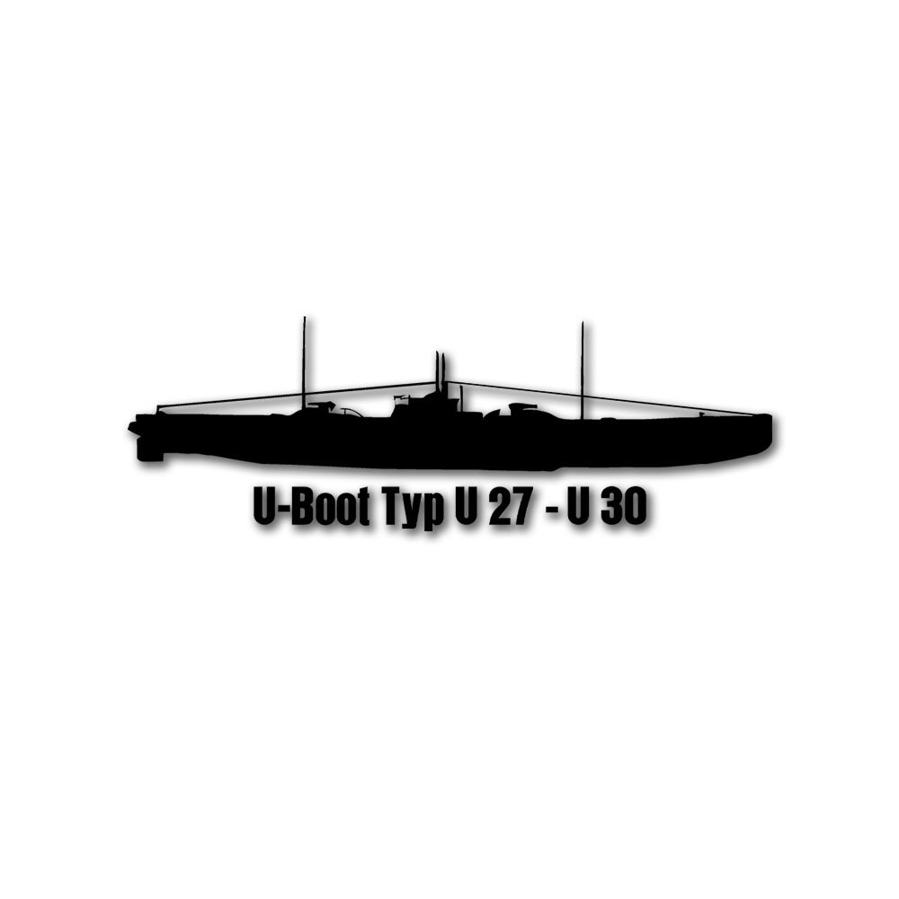 andtattoo Typ U27 - U30 1914 diesel-elektrisches U-Boot 1WK U28 U29 #A6181