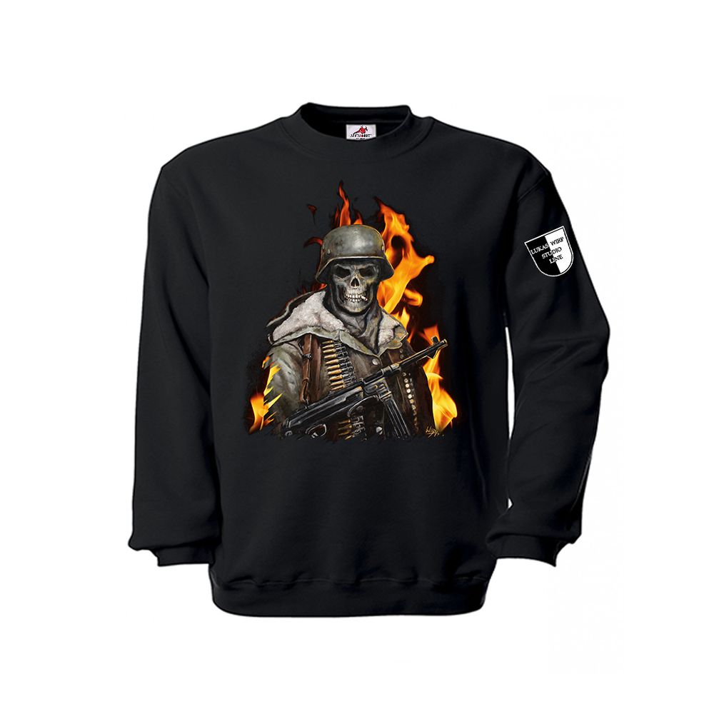 Lukas Wirp German soldier skull sweater army infantry #27763