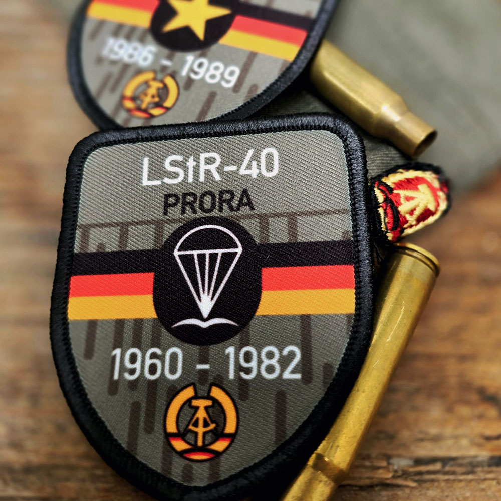 NVA Dienstzeit Patch Veteran DDR Abzeichen personalisierbar#47740