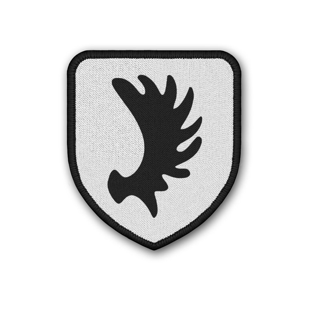 Patch 7,5x6,5cm Ostpreussen Preußen Elchschaufel Geweih Kultur Heimat #46290
