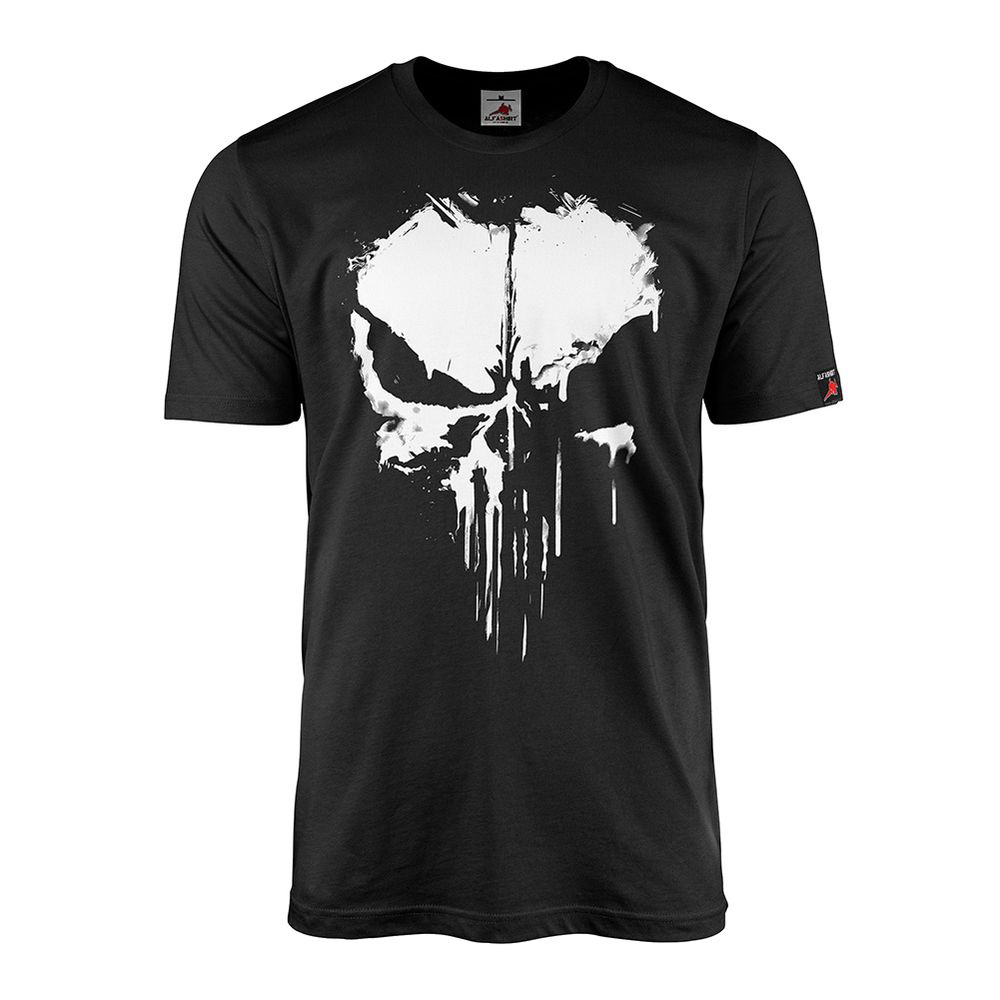 T-Shirt Spray Skull Totenkopf Schädel Knochen Graffiti Street Art T-Shirt#47576