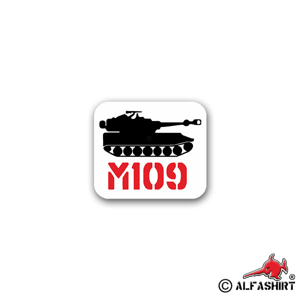 Sticker M109 Titanium howitzer Howitzer Model Nato US 8x7cm A2164