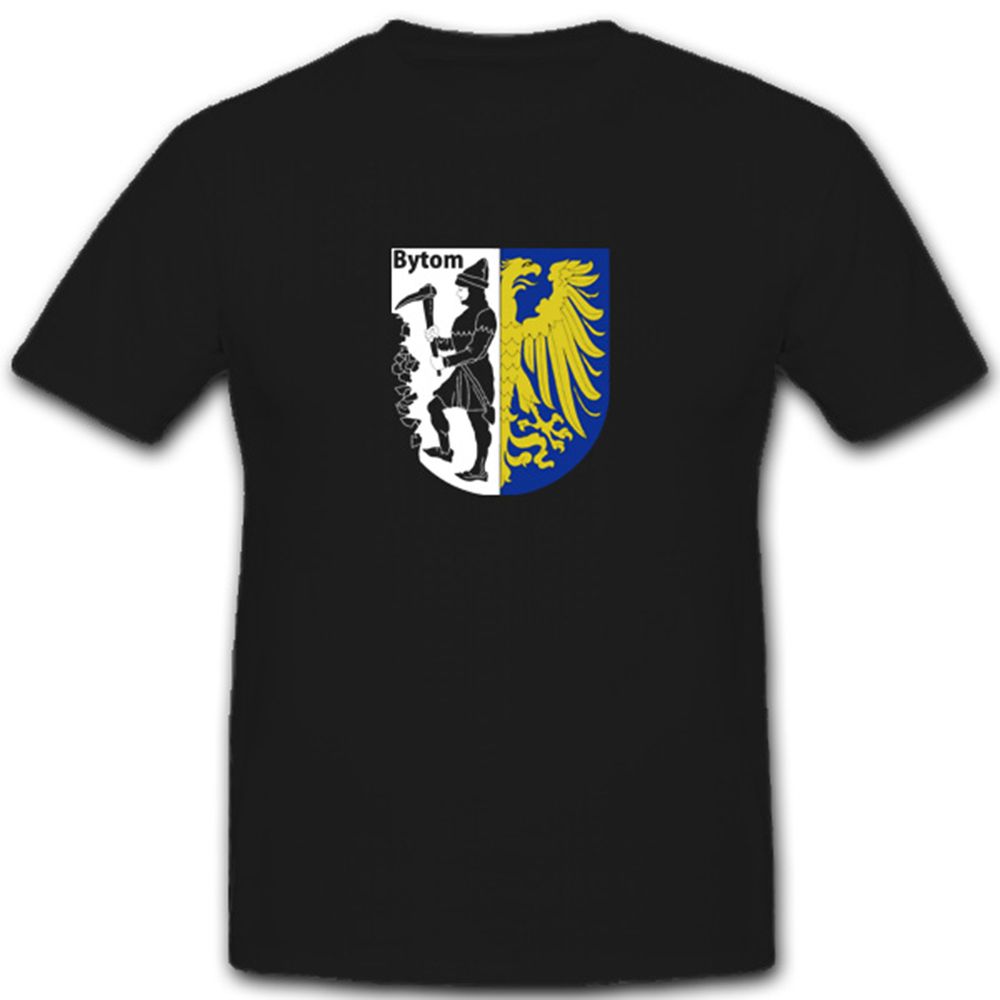 Bytom Heraldisch Stadtwappens Gewendeter Bergmann Gestein Hacke - T Shirt #3957 