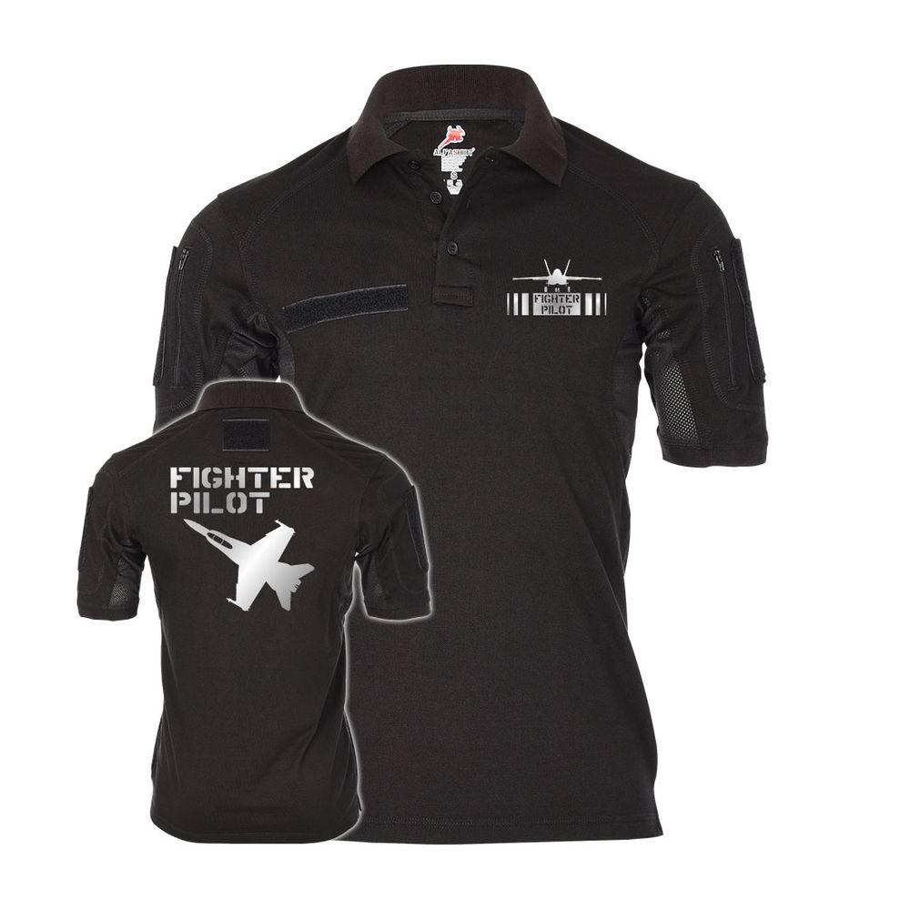 Tactical Polo F Eighteen Pilot Reflex Stealth Light Joint Alfashirt # 35007