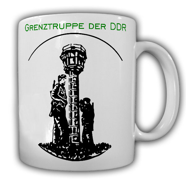 Tasse Grenztruppe der DDR Wachturm Grenze NVA MfNV Republik Wache #32503