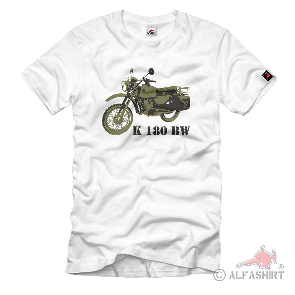 K180 BW Moped Militär Fahrzeug Motorrad Bundeswehr - T Shirt #424