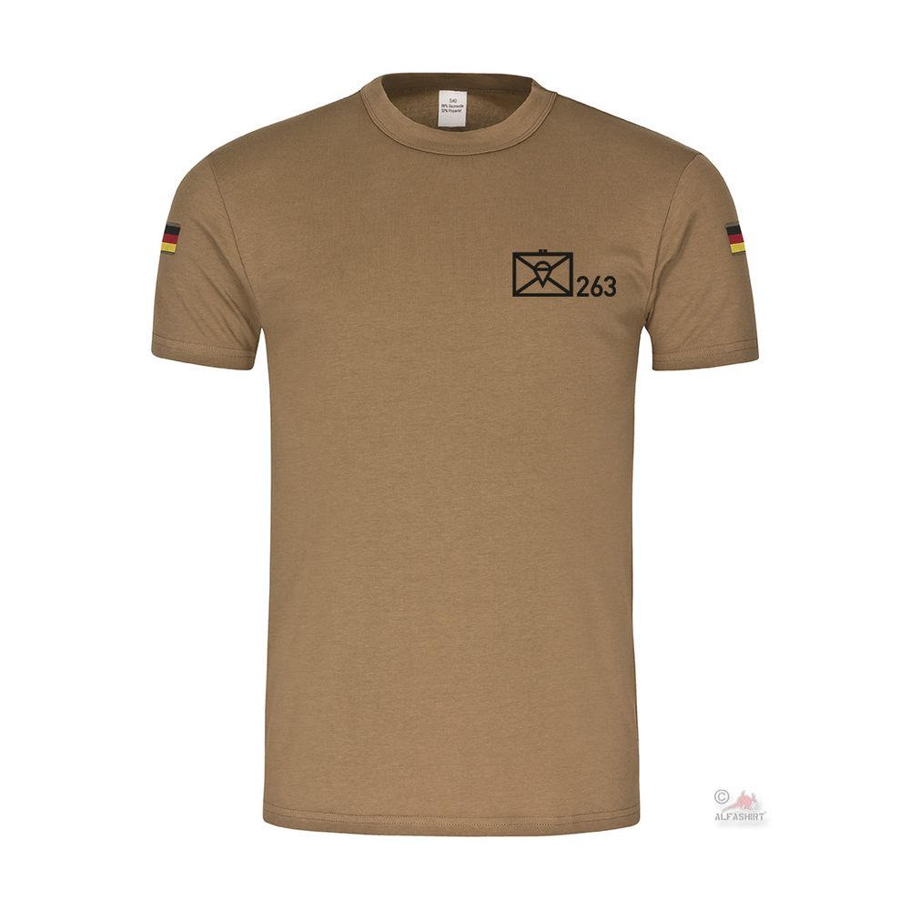 BW Tropen FschJgBtl 263 Zeichen Fallschirmjäger Bataillon Zeichen T-Shirt #35454