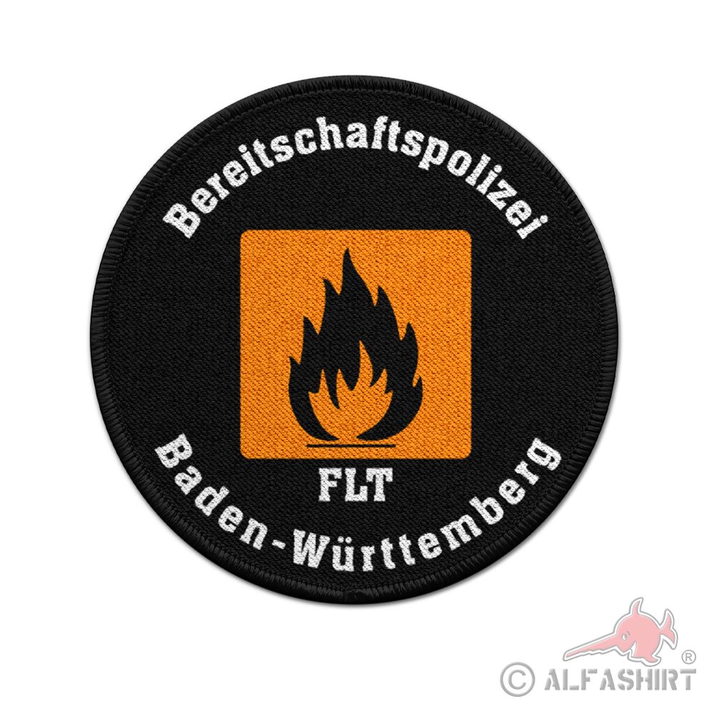 Aufnäher Bereitschaftspolizei Baden-Württemberg Feuerlöschtrupp 75mm#39138