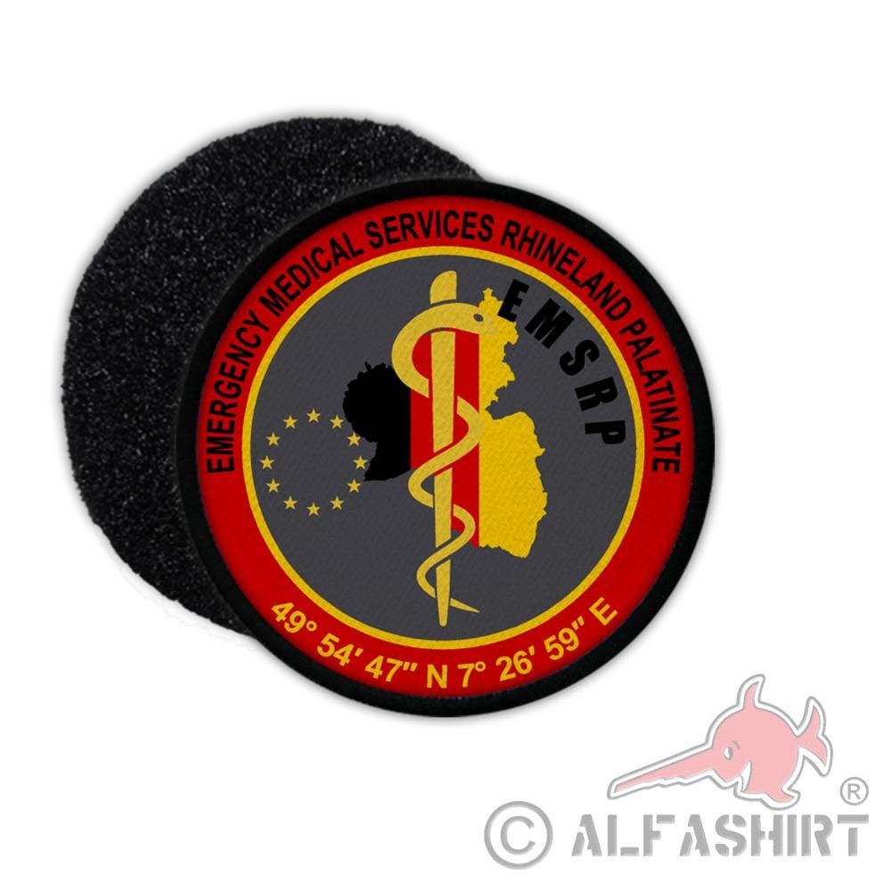 EMSRP Rettungsdienst Rheinland Pfalz Sanitäter Krankenschwester Patch #32764