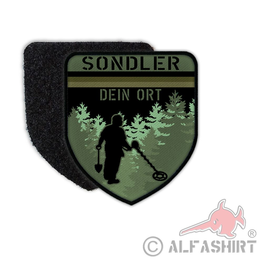 Patch Sondler Dein Ort Personalized Metal Detector Patch Metal # 36174