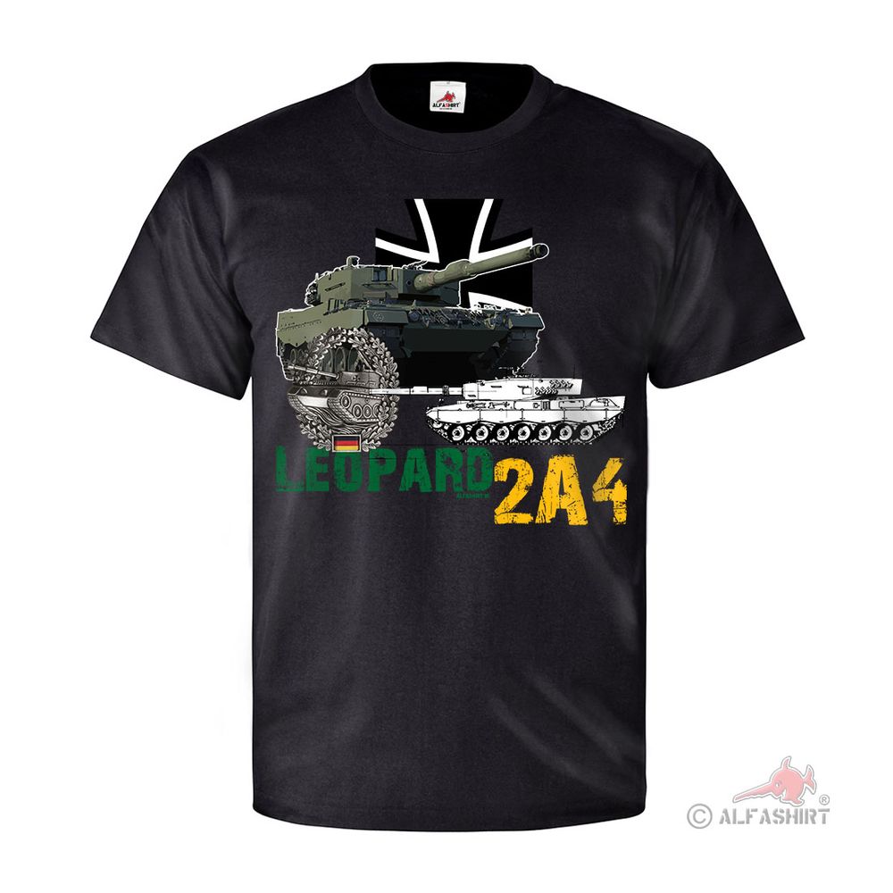 Leopard 2A4 Tank Veteran Leo Bundeswehr Eisenschwein PzBtl T Shirt # 26721