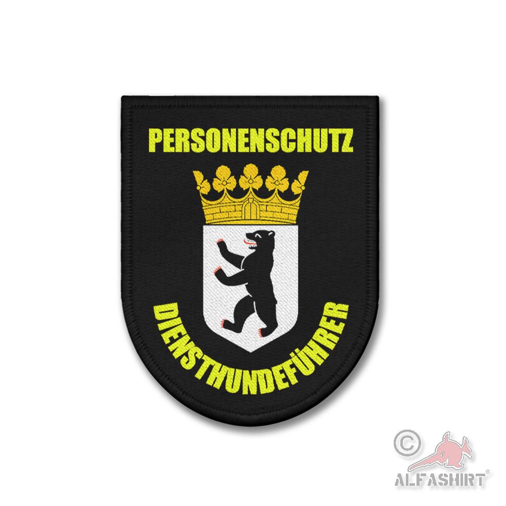 Patch 9x7cm Personenschutz DHF Berlin #K03092