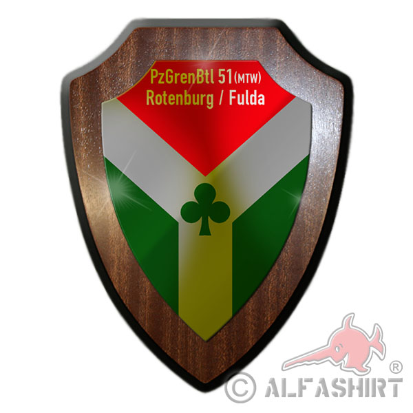 PzGrenBtl 51 MTW Panzergrenadier Battalion BW Rotenburg Fulda Coat of Arms # 17567