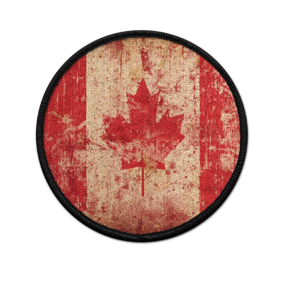 Patch - Canada Grunge Canada English North America Ottawa Flag Emblem #20558