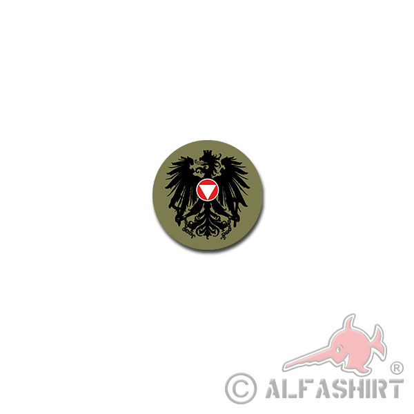 Bundesheer Austria Eagle Sticker Sticker Binnenland 7x7cm