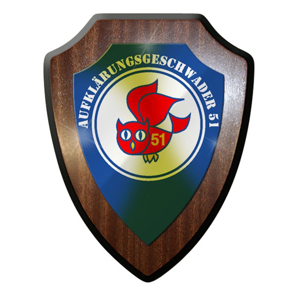 Wappenschild / Wandschild / - Aufklärungsgeschwader 51 Bundeswehr Heer #8366
