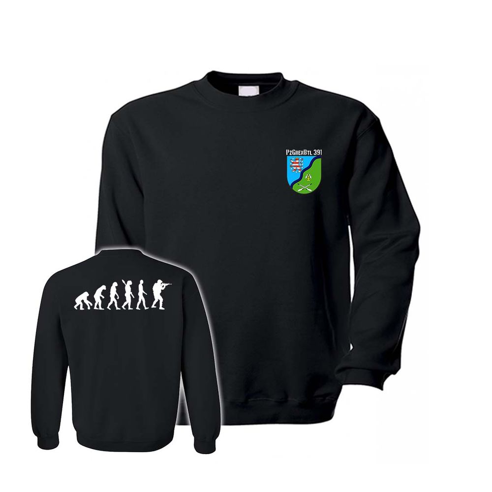 Pullover PzGrenBtl 391 Darwin Evolution Human Panzer Grenadier Battalion # 34651