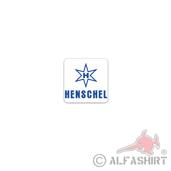 Sticker Henschel and Sohn Maschinenbau Fahrzeugbaukonzern 7x7cm A3504