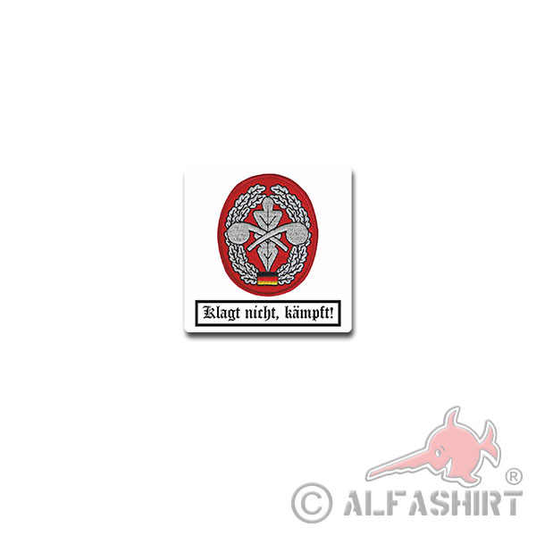 Beret Badge ABC Defense Force Sticker Armed Forces Bundeswehr 7x7cm # A4117