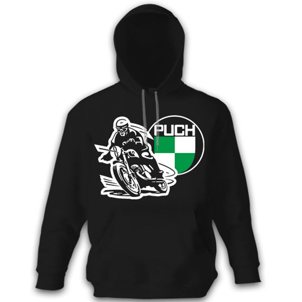 Puch Motorsport Logo Wappen Puch-Werke Oldtimer  Kapuzenpullover #13451 