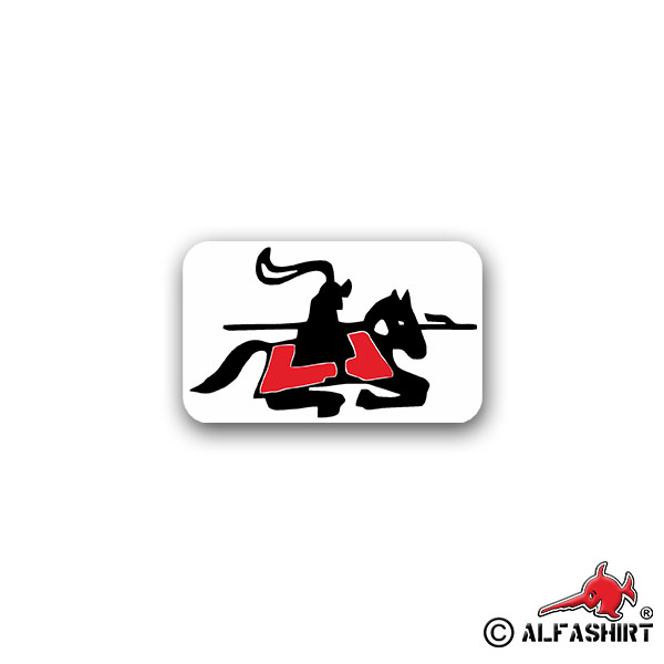 Sticker sPzABt 505 heavy tank division tank unit 12x7cm A1762