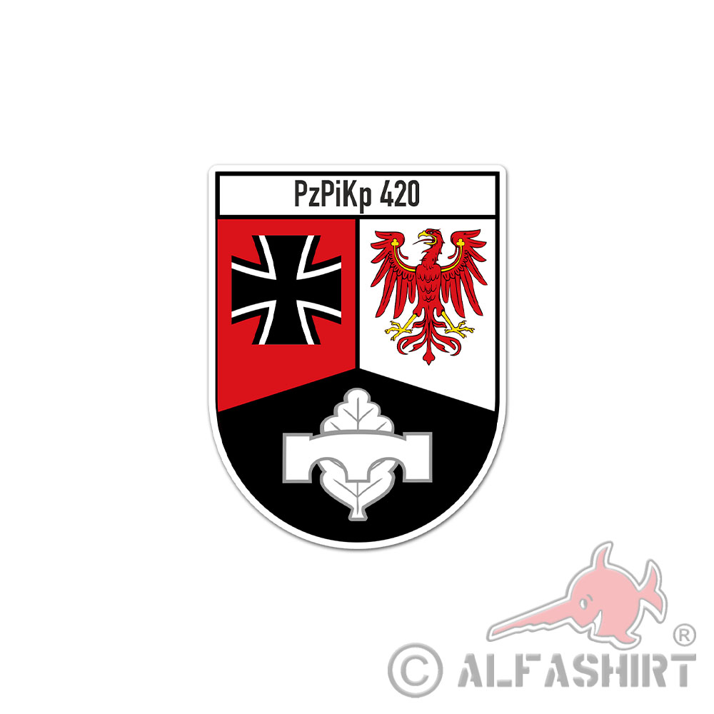Sticker PzPiKp 420 Panzerpioniere PzPi Heer Pioniere Bundeswehr 7cm #A6501