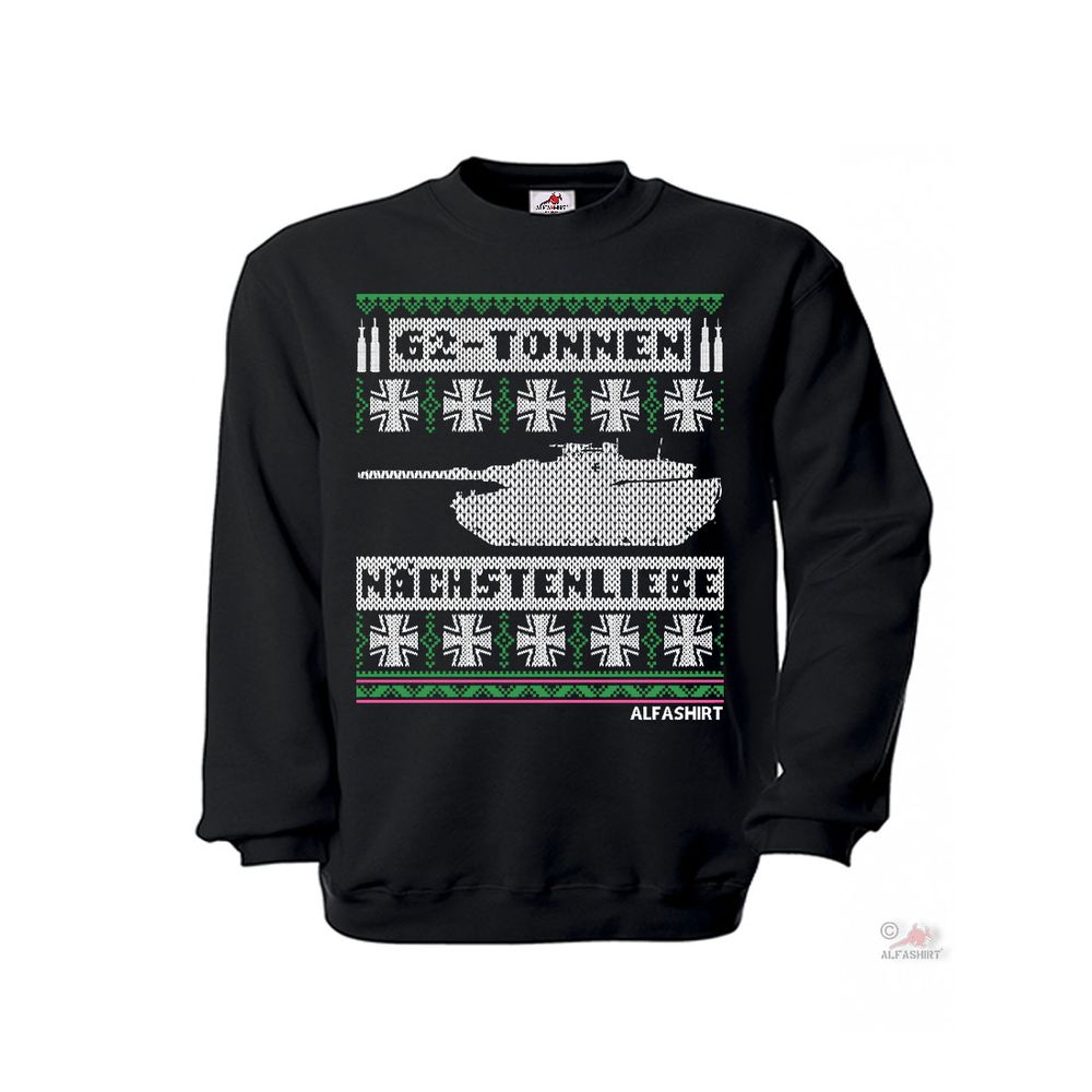 Leopard 2 XMAS Tank 62 Tons Charity Christmas BW Pullover # 27397