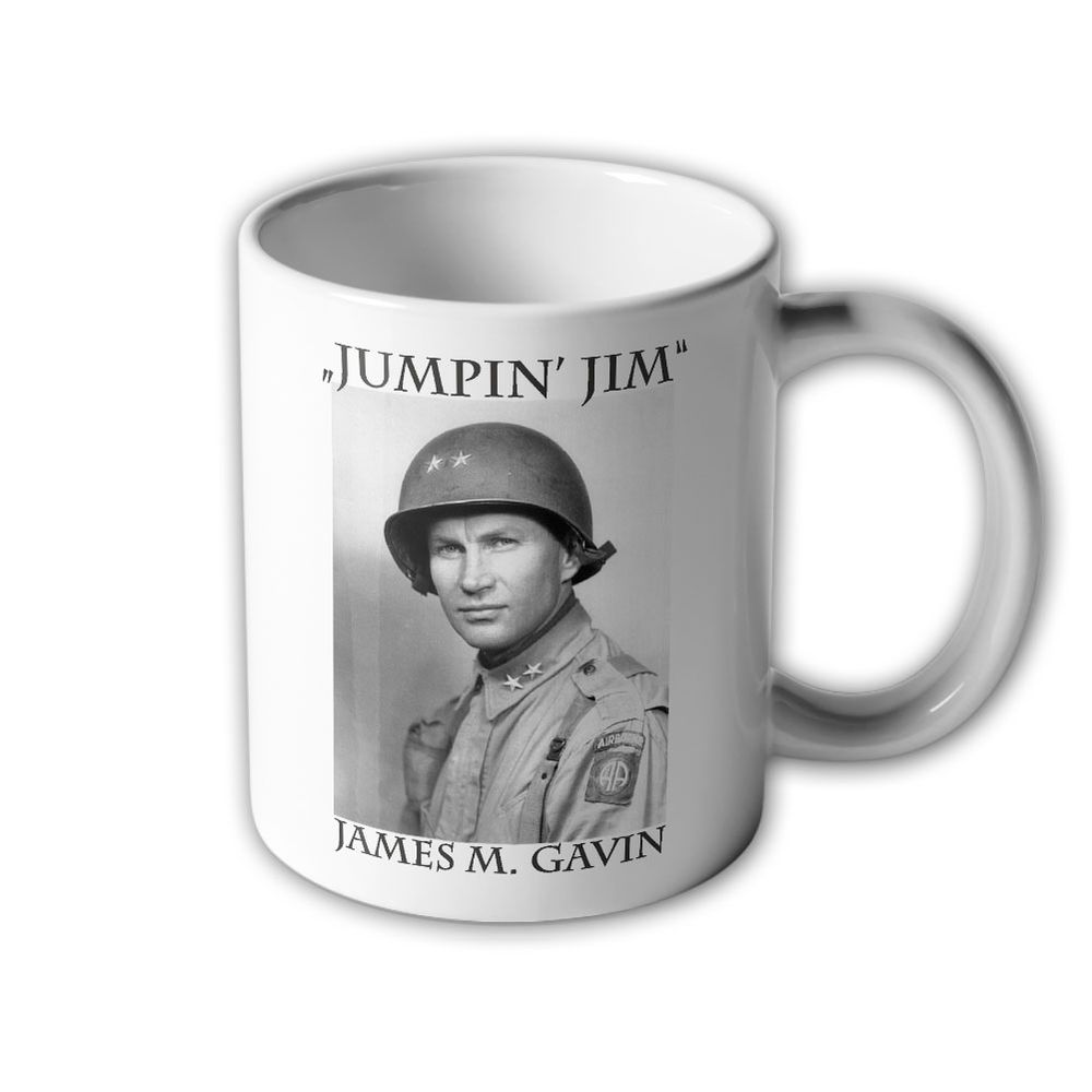 Tasse James M Gavin Jumpin Jim US Army Lieutenant General Foto Bild #33019