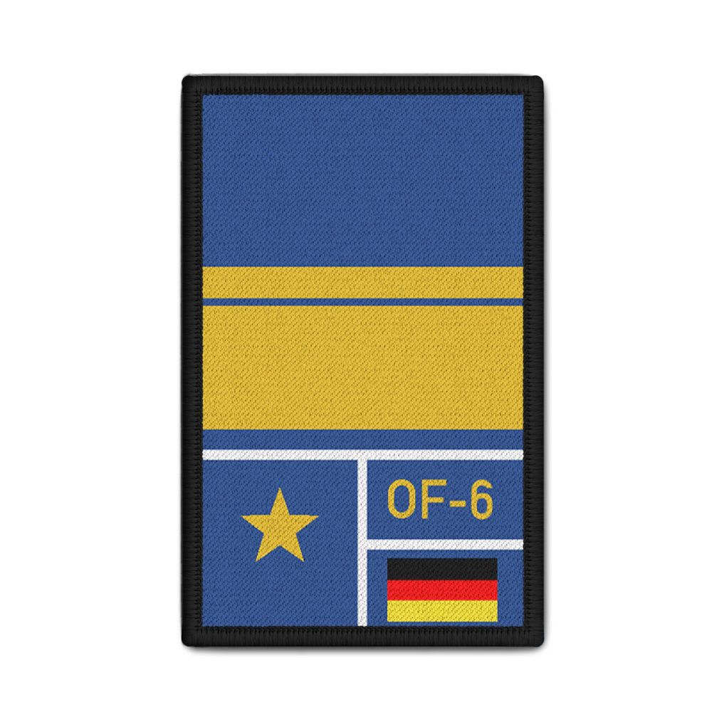 Rank Patch Bundeswehr Heer Luftwaffe Marine Navy Blau #BW-Patch
